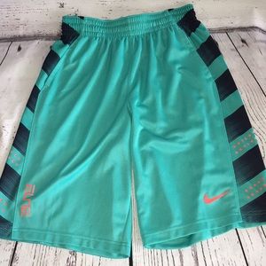 turquoise shorts nike